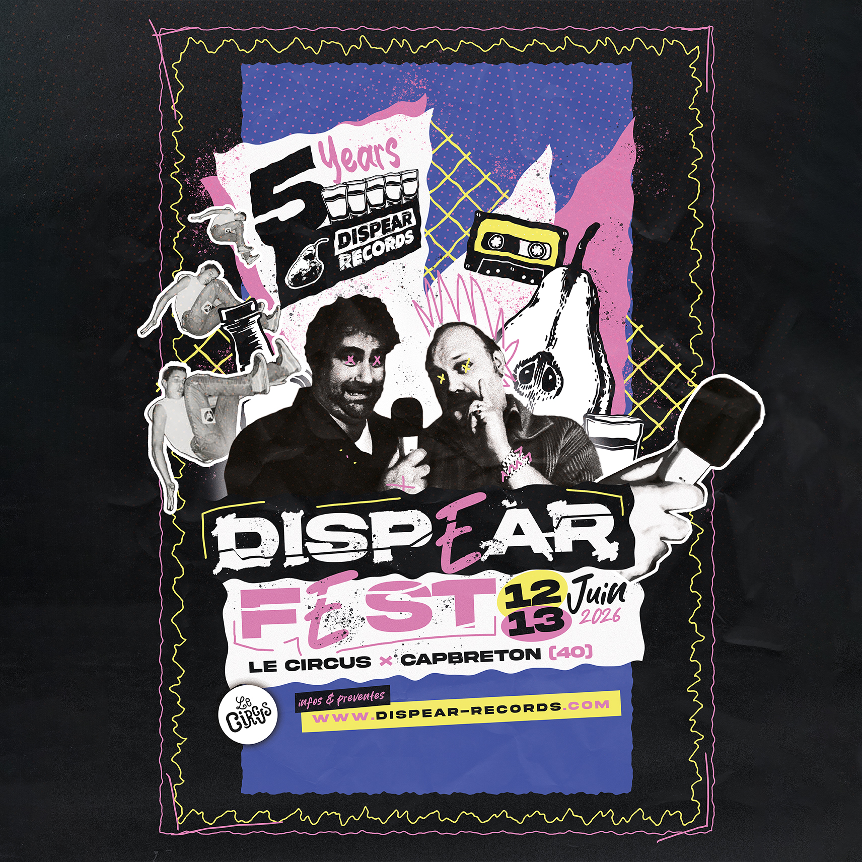 Dispear Fest ! 12-13 juin au Circus (Capbreton)